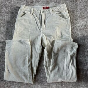 Dickies Cream Corduroy  Carpenter Pants Women’s 28